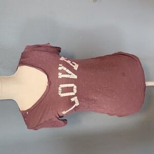 No Boundaries grunge distressed destroyed Love top Y2K Style Indie Sleeze